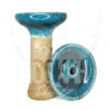 ראש לנרגילה OBLAKO Glaze Top Phunnel M(תכלת נקודות)
