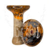 ראש לנרגילה OBLAKO Glaze Top Phunnel M(שחור כתום)